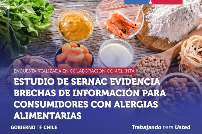 Estudio del SERNAC evidencia brechas de información para personas con alergias alimentarias