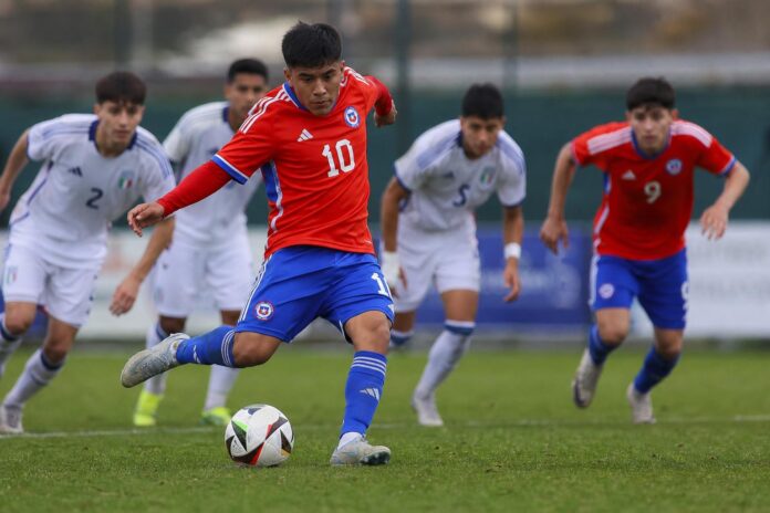 Con gol de Bayron Barrera, la selección chilena Sub-17 cayó ante Italia