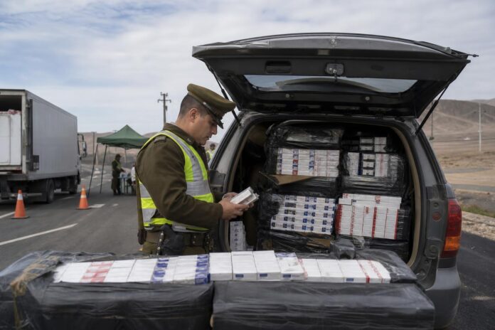 Incautan más de $800 millones en cigarrillos de contrabando en Antofagasta