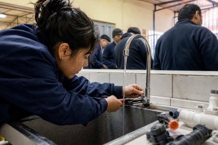 Más de 160 personas han participado en talleres de gasfitería básica en Tarapacá