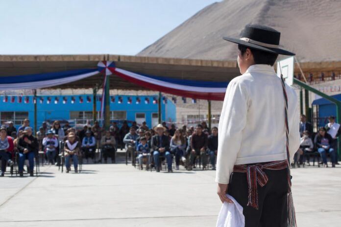 Único alumno de la Escuela de Soga protagonizó emotivo acto de Fiestas Patrias