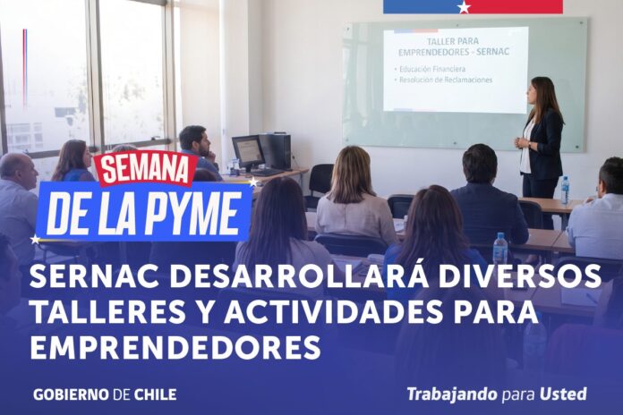 SERNAC realizará talleres para emprendedores durante la Semana de la Pyme
