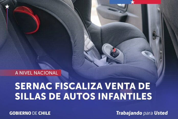 SERNAC fiscaliza venta de sillas de autos infantiles a nivel nacional