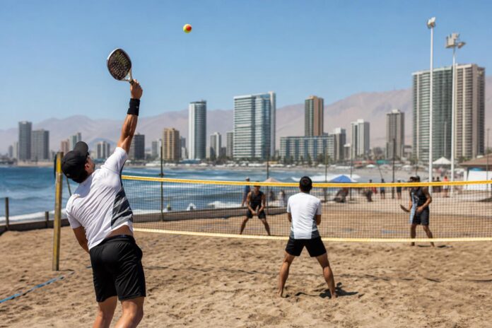 Iquique alberga torneo internacional BT400 de tenis playa en Arena Cavancha