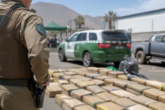 Casos policiales en Pica disminuyeron 38,1% durante 2025 y decomisos de droga superaron la tonelada