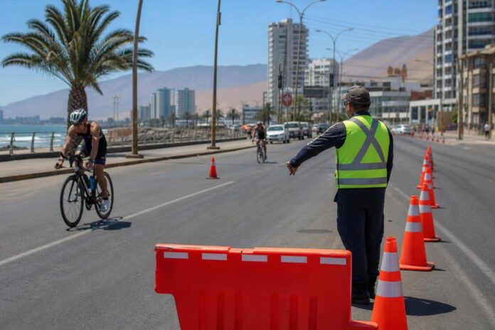Confirman cortes de tránsito en avenida Arturo Prat por el Mundial de Triatlón Iquique 2026