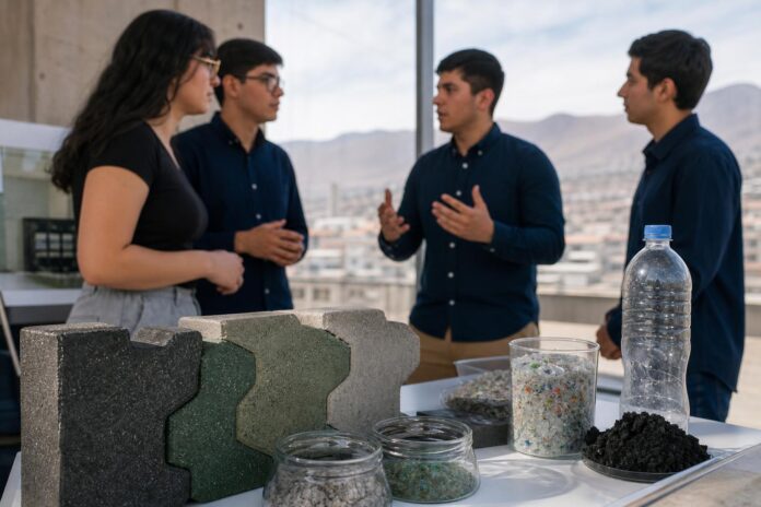 Estudiantes de INACAP Iquique llegan a semifinal nacional de innovación con adoquines ecológicos