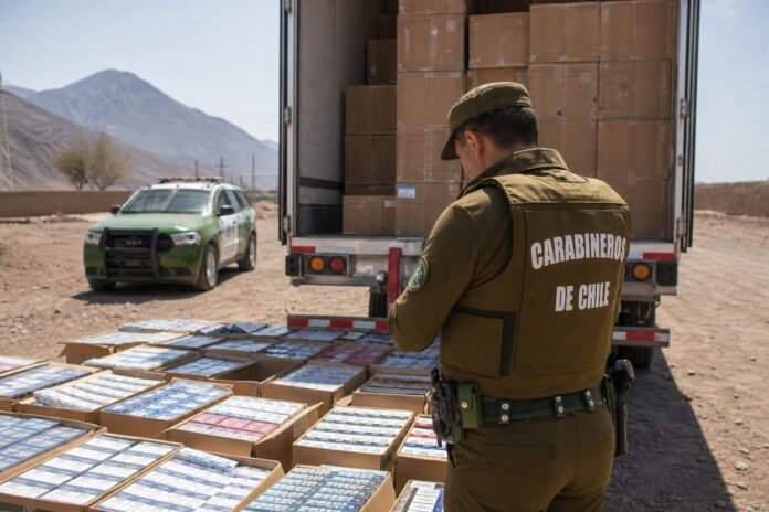 Carabineros incauta cerca de 600 mil cajetillas de cigarrillos de contrabando en Pozo Almonte