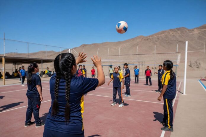 Estudiantes de cuatro localidades participaron en encuentro polideportivo en Huara