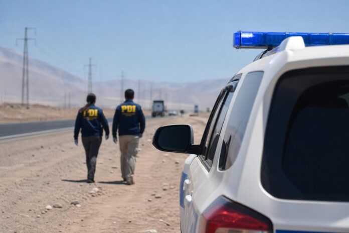 Investigan muerte de hombre hallado junto a la Ruta A-504 en Iquique