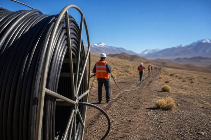 Chile y Bolivia acuerdan impulsar corredor bioceánico de fibra óptica