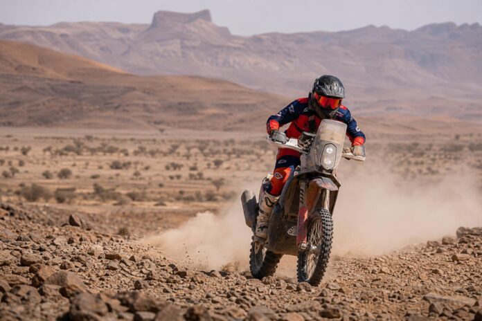 Nacho Cornejo cede tiempo por error de navegación en la Etapa 2 del Rally de Marruecos