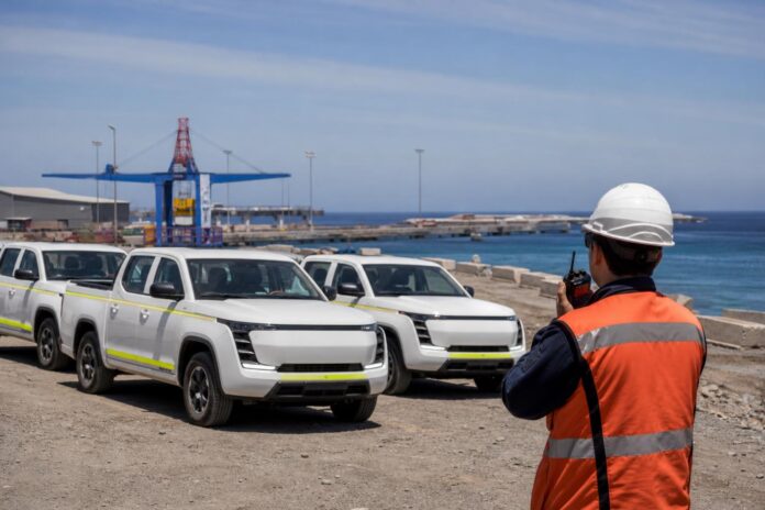 Teck incorporará seis camionetas eléctricas en el Terminal Marítimo de Quebrada Blanca