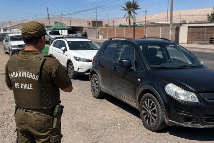Carabineros recupera tres vehículos robados en Pozo Almonte durante las últimas 72 horas