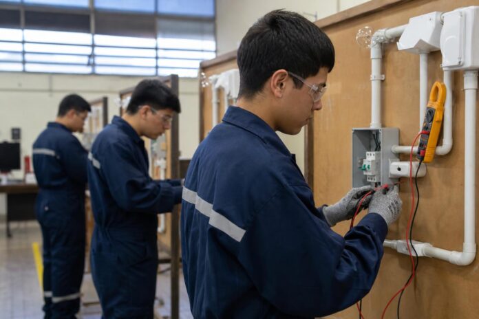 Estudiantes de Alto Hospicio participaron en taller sobre seguridad eléctrica
