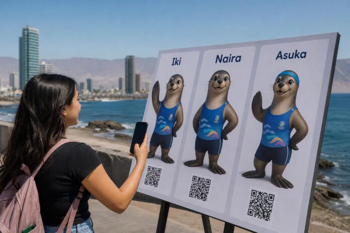 Tarapacá vota por el nombre de la mascota de los Juegos Sudamericanos de Playa Iquique 2027