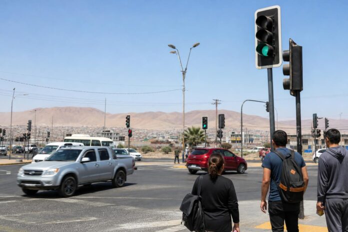 Alto Hospicio instalará semáforos en cuatro cruces para mejorar la circulación vial