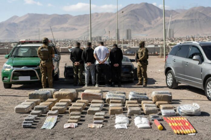 Desarticulan banda y decomisan más de 133 kilos de droga en Iquique y Alto Hospicio