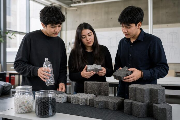 Estudiantes de INACAP Iquique presentan adoquines ecológicos en semifinal nacional de innovación