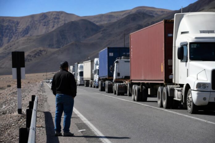 Alcalde de Colchane cuestiona baja convocatoria en protesta contra restricción al tránsito de camiones