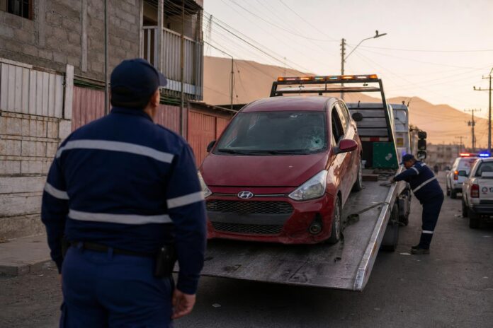 Inspectores municipales recuperan vehículo robado en sector de El Boro en Alto Hospicio